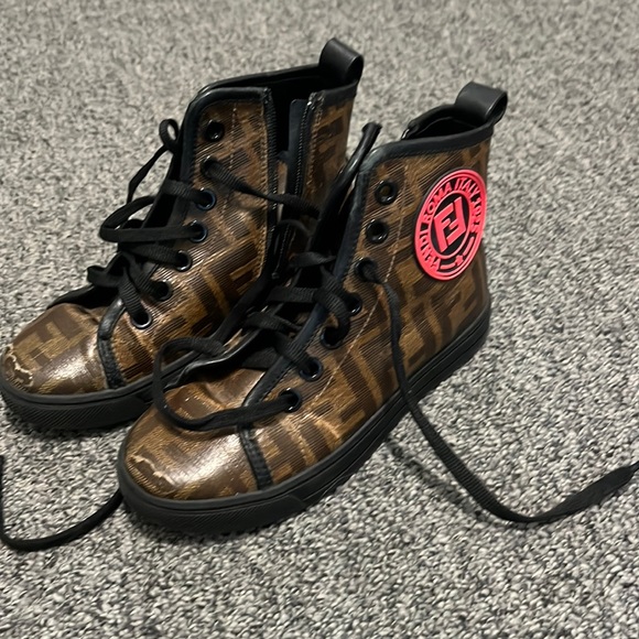 fendi high top sneakers